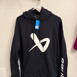 Bauer men's xl Black Hoodie with new logo hockey nwt